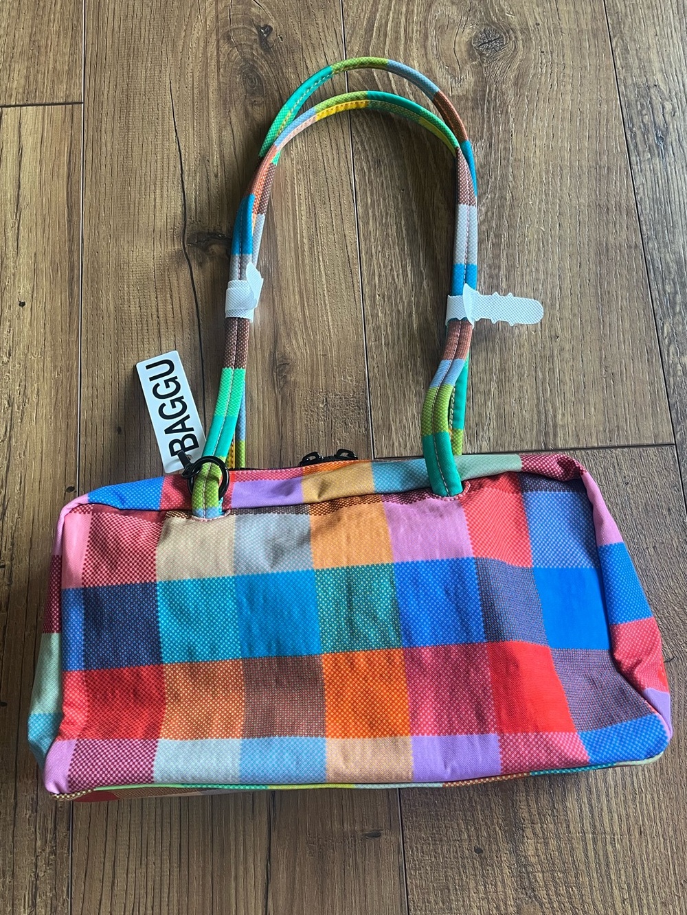 BAGGU UO Madras Bowler bag BNWT - Picture 2 of 16
